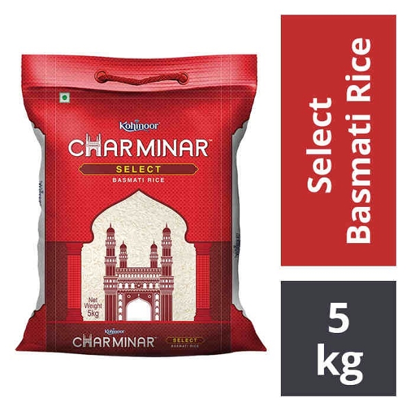 Kohinoor Charminar Select Basmati Rice - 5 Kg