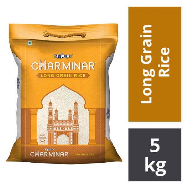 Kohinoor Charminar Long Grain Rice - 5 kg