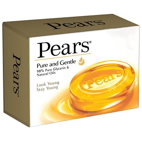 Pears Pure & Gentle Bathing Soap - 125g X 4pcs +1free