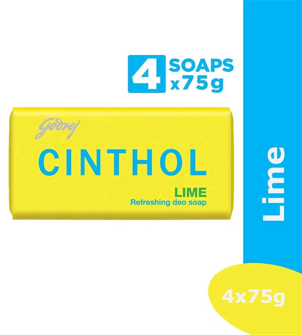 Cinthol Bath Soap, Lime - 300g
