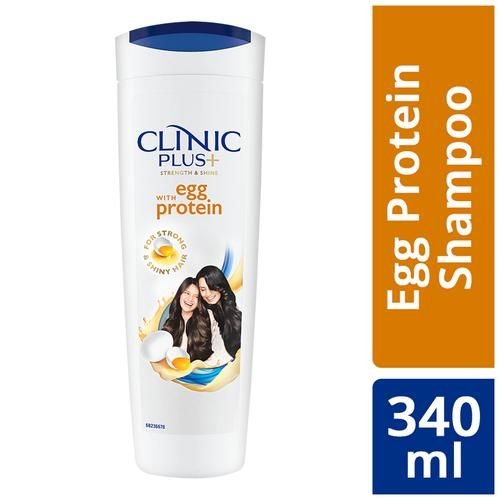 Clinic Plus clinic plus strength & shine with egg protein shampoo - 340ml