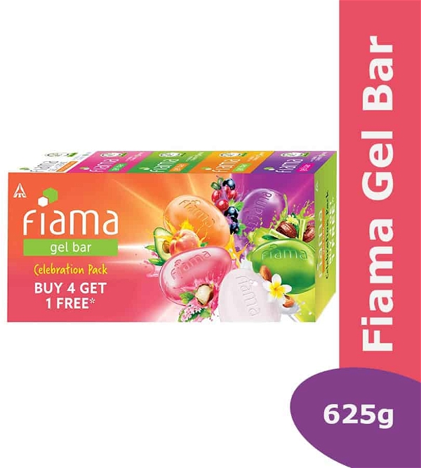 Fiama Gel Bar Celebration Pack - 125g x5pc
