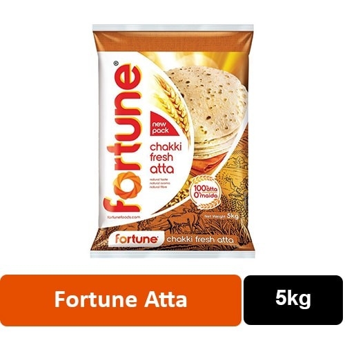 Fortune Chakki Fresh Atta 5kg - 5kg