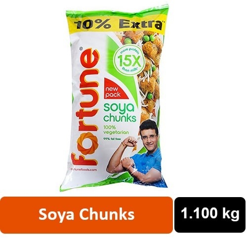 Fortune Soya Chunks / SoyaBadi - 1.100kg