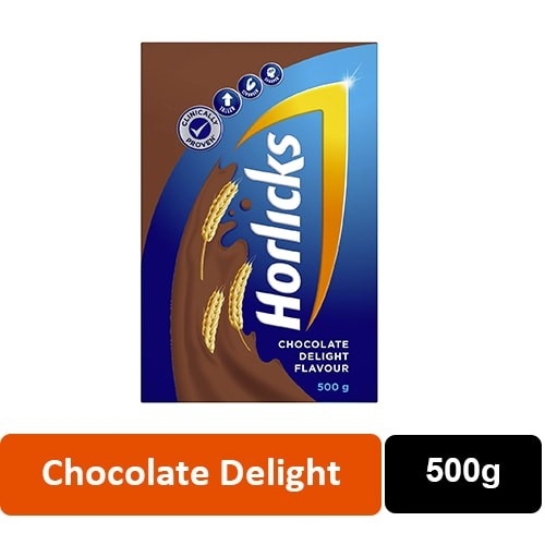 Horlicks horlicks chocolate delight flavour (500g) - 500g