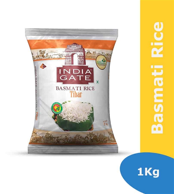 India Gate Tibar Basmati Rice - 1kg