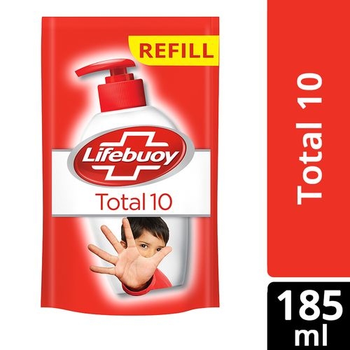 Lifebuoy lifebuoy total 10 handwash 185ml - 185ml