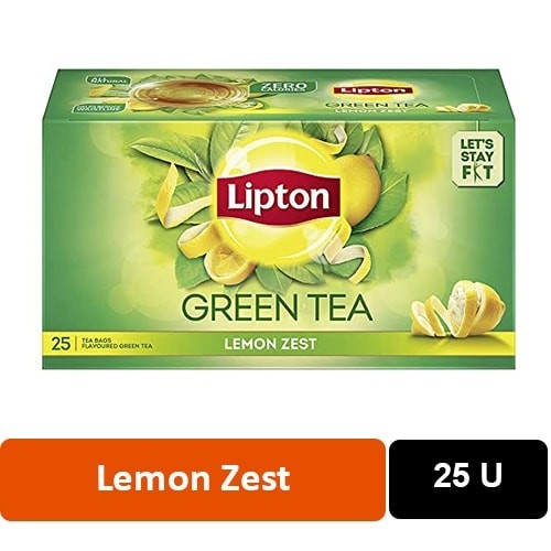 Lipton Green Tea(Lemon Zest) - 25 Bags