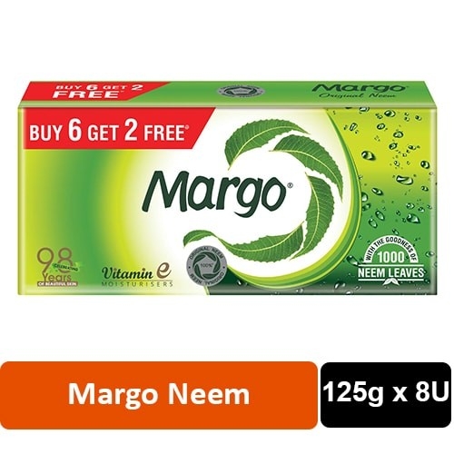 Margo Original Neem Soap (B6G2F) - 8U x 125g