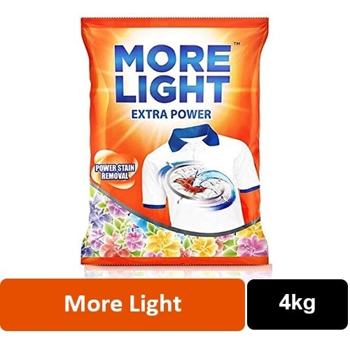 Morelight Extra Power Detergent Powder - 4 Kg