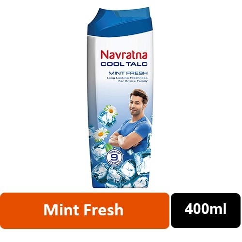Navaratna Navratna Cool Talc Mint Fresh - 400g