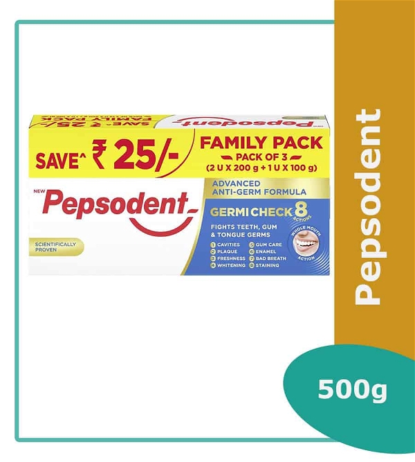 Pepsodent Germi Check Toothpaste - 500g