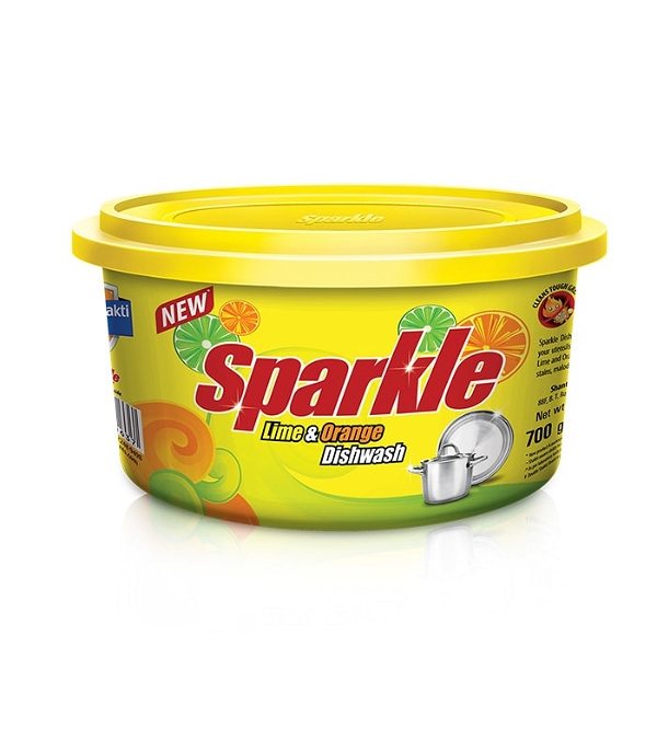 Sparkle sparkle lime & orange diswash(free scrub pad worth rs15) - 700g