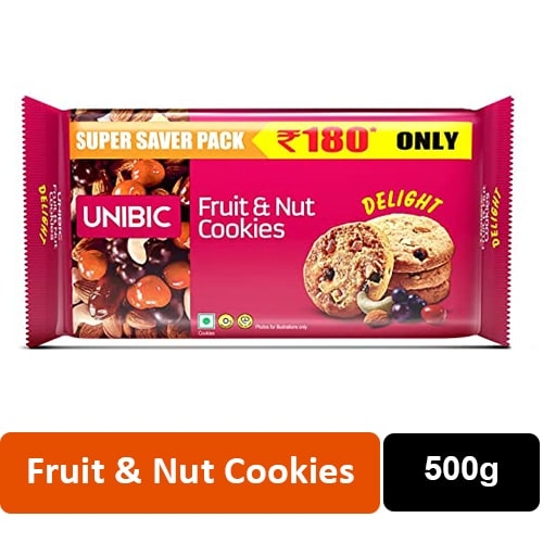 UNIBIC Unibic Fruit and Nut Cookies - 500g