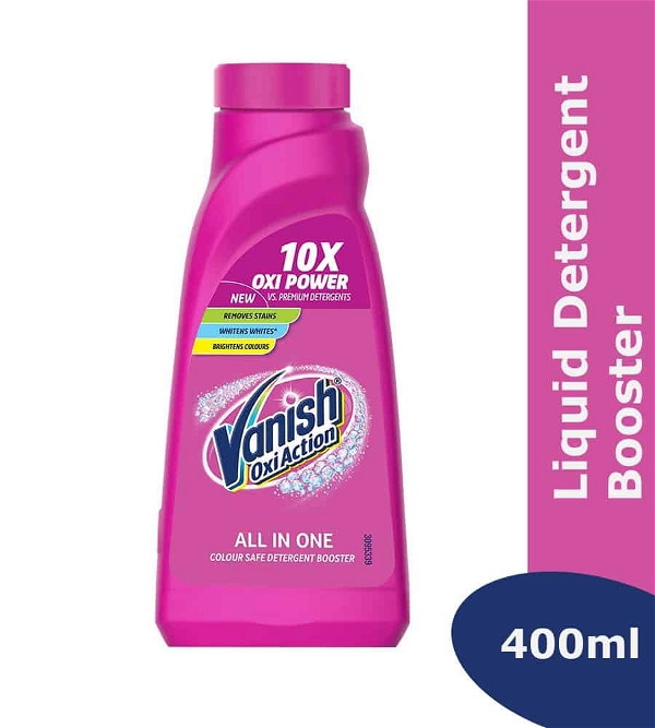 Vanish All In One Colour Safe Detergent Booster - Oxi Action - 400ml