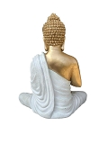 Golden White Buddha 14 Inch - 14 INCH