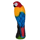PARROT ON LOG - 15 inch