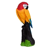 PARROT ON LOG - 15 inch