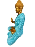 BLESSING HAND BUDDHA - 14 Inch, Green