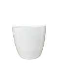 Multicolor Plastic Pot Without Plants - 6 Inch, White