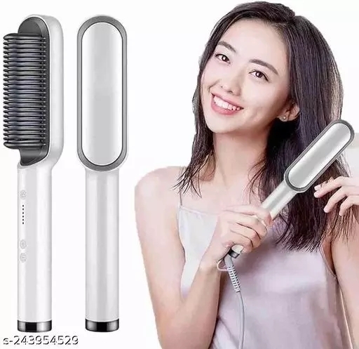 OneStroke HairStraightening Comb On 2 Hair TypesTiktok Viral Hair  Straightening Comb  YouTube