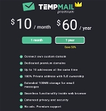 Temp Mail Premium  (Private) - 1 Month