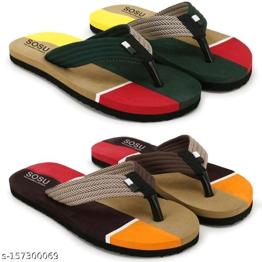 Buy Men's Combo Pack Of 2 Sandals and 2 Slippers online | Looksgud.in