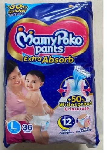 Mamy Poko Pants Happy Day Night Comfortably Thin Size L 62 'S |  Watsons.co.th​