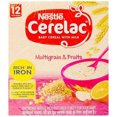 Nestle Cerelac From 12 To 24months - Multigrain& Fruits, 300g