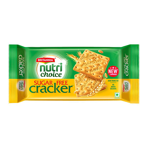 Britannia Nutrichoice Sugarfree Cracker (Cream Cracker) - 300g