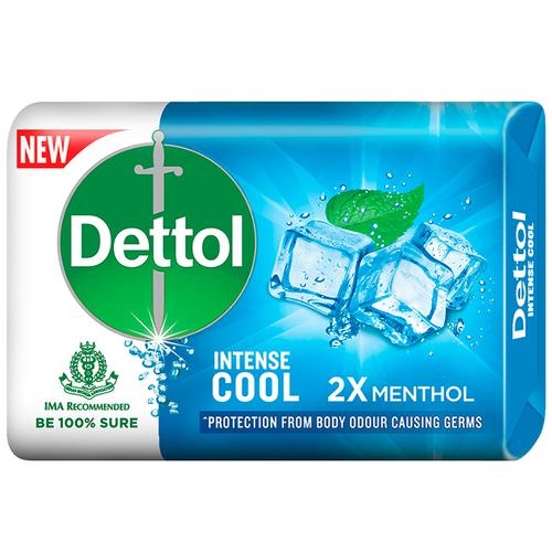Dettol Intense Cool 2x Menthol Soap - 75g