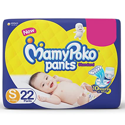 MamyPoko Pants Standard - 22 pants, S (4-8kg)