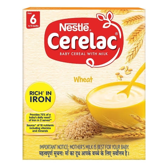 Nestle Cerelac From 6 To 12 Months  - Wheat, 300g