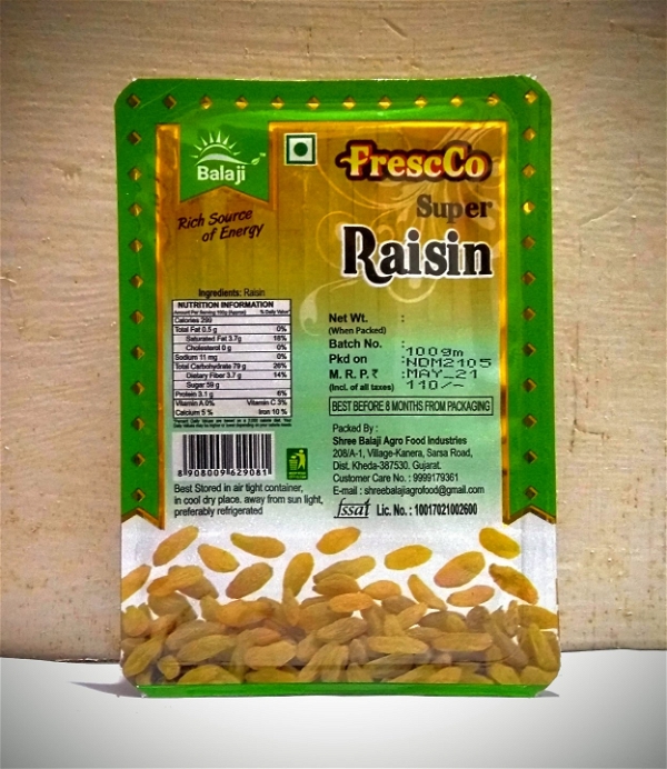 Raisins (Kismish)  - 100g