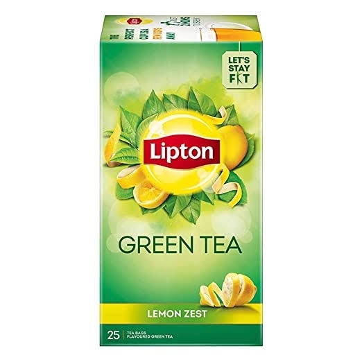 Lipton Green Tea - Lemon Zest, 25 Tea Bags