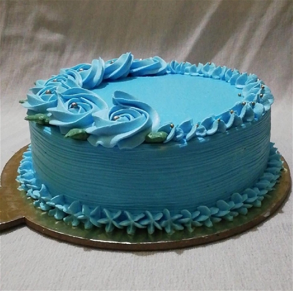 Fully Cream Loaded Blue Velvet Cake - 1 Pound