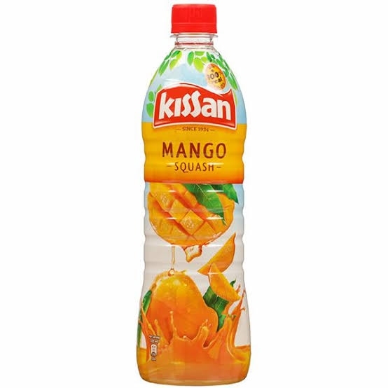 Kissan Juicy Mango Squash - Mango, 750ml