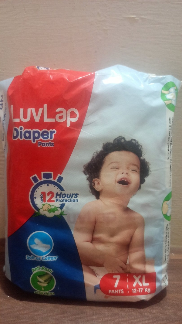 LuvLap Diaper Pants - XL 12-17kg, 7Pants