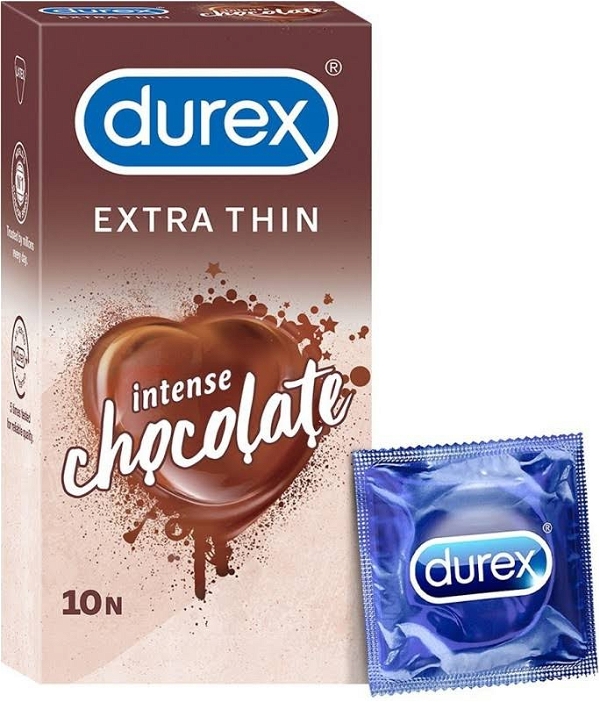 Durex Extra Thin Condom - Intense Chocolate, 10N