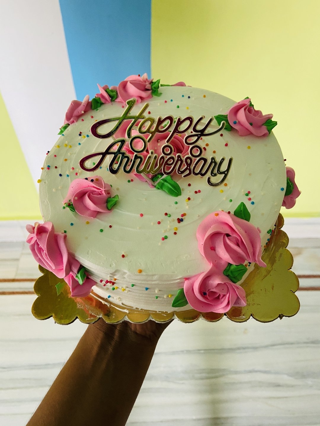 A party without cake is really just a meeting. #AnniversaryCakes  #RosesCakes #CakeCity #Lahore | Cake designs, Cupcake cakes, Cake