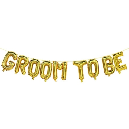 Balloon Foil Groom To Be - Gold