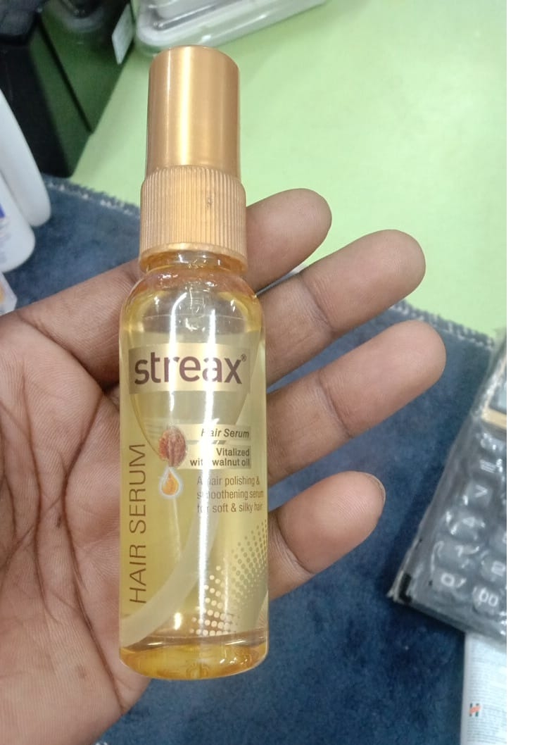 Glamshow on Instagram streax hair serum with goodness of walnut   signature streax shine   To get shiny  freezfree hair all you need is 3  drops of streax hair