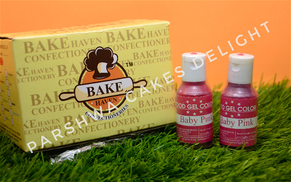 BAKEHAVEN GEL COLOUR - BABY PINK