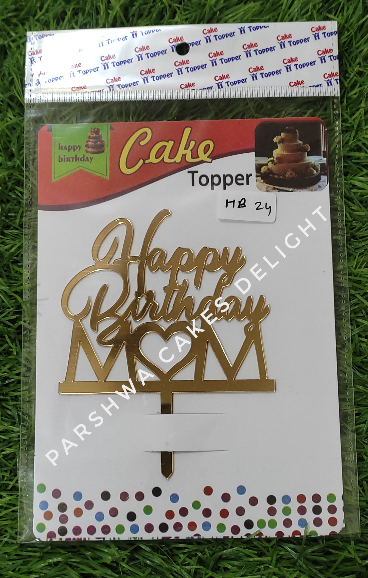 ACRYLIC TOPPER HB - 4.5 INCH, 24