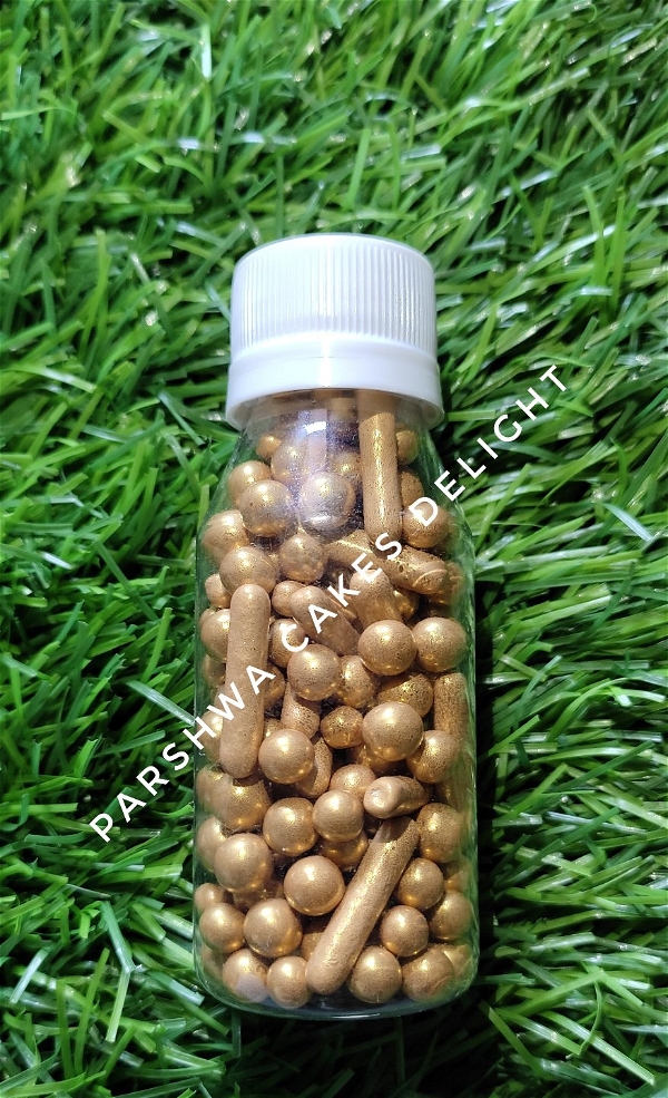 BALL & CAPSULE - GOLD, APPROX 50G
