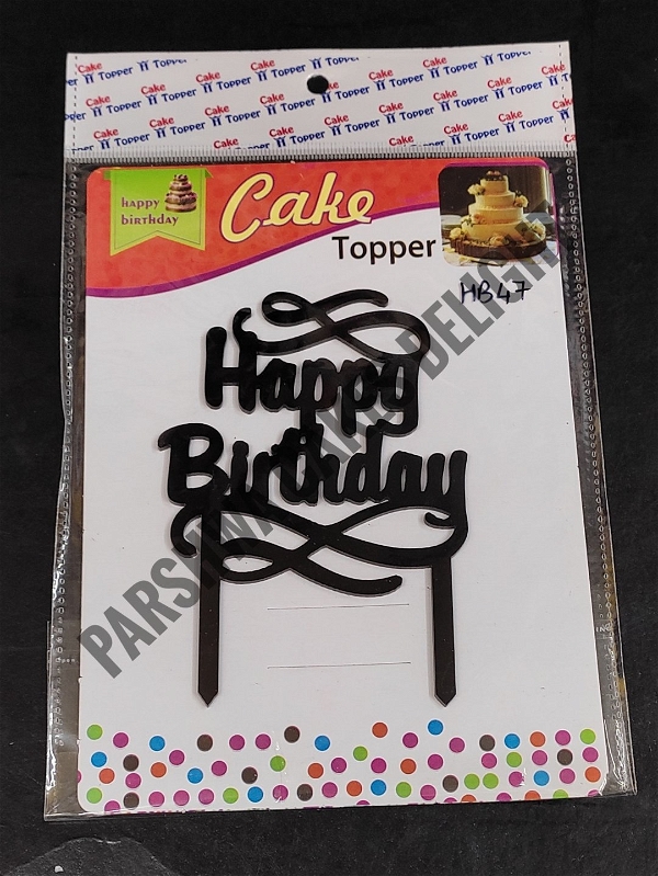 ACRYLIC TOPPER HB - 47, 4.5 INCHES