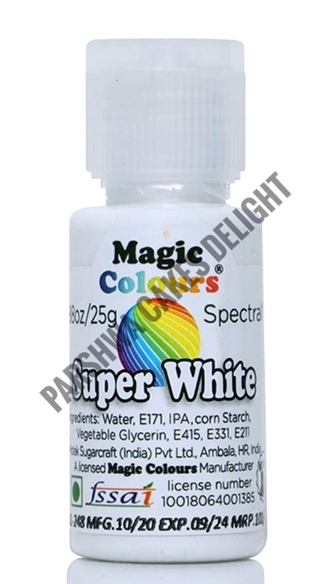 SPECTRAL MINI GEL COLOUR - SUPER WHITE, 25 G