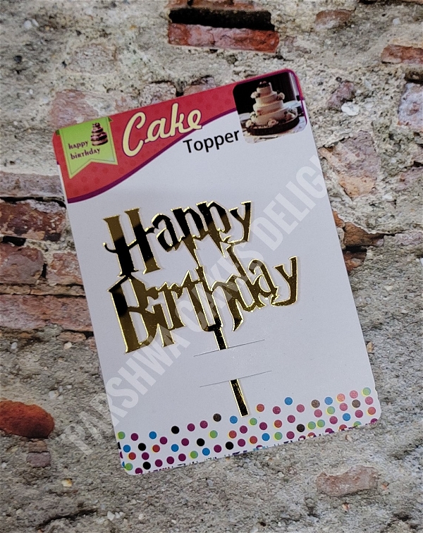 ACRYLIC TOPPER HB - 61, 4.5 INCHES