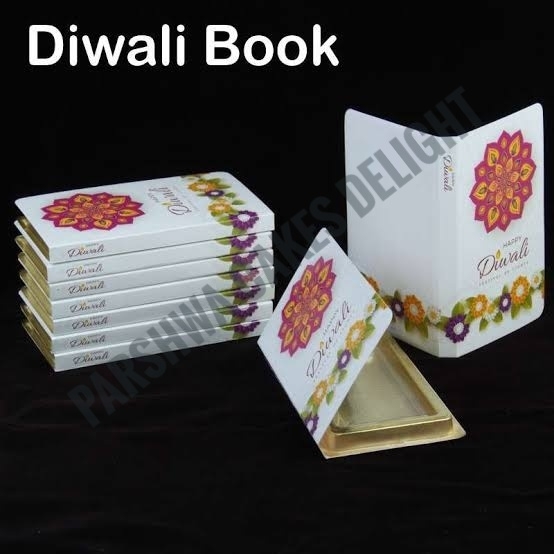DIWALI BAR BOX - BOOK STYLE, 5 PCS