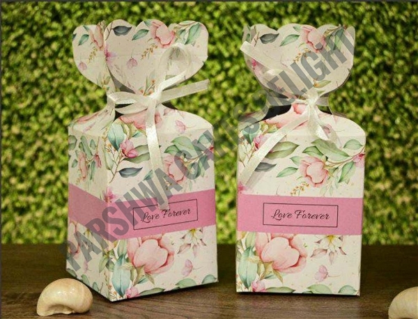 CHOCOLATE BOX - PINK FLORAL, 10 PCS PACK